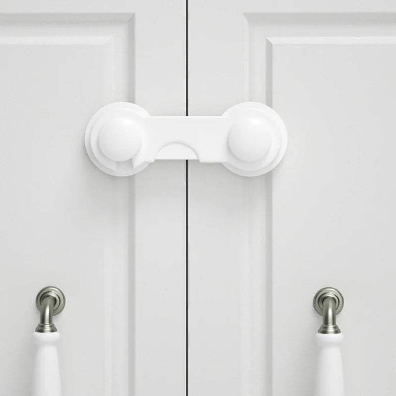 Lot de 10 verrous de sécurité pour bébé - Verrous anti-pincement multi-usages pour placards et tiroirs