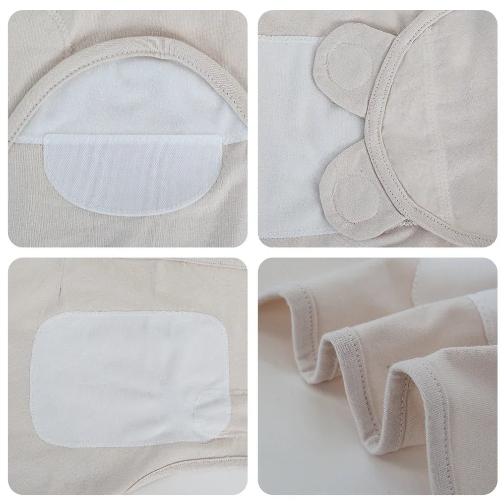 Baby Swaddle Sleeping Bag — 100% Cotton, Anti-Startle, Newborn 0-6M