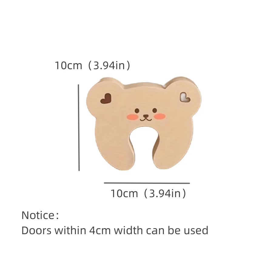 Bear Door Stop - Anti-Pinch Safety Guard