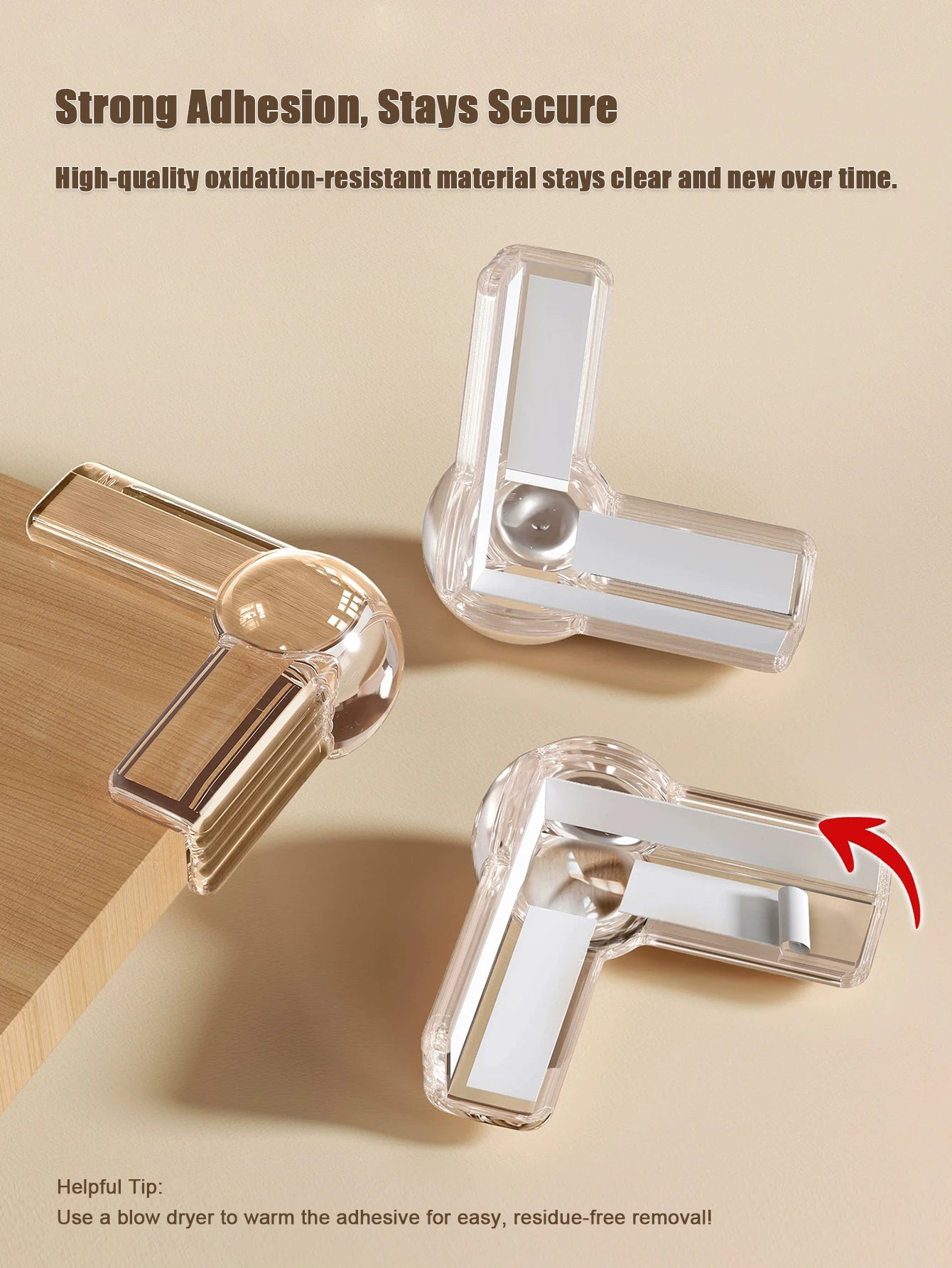 Protections d'angle épaisses - Protections de meubles extra souples en TPR (paquet de 4 ou 12)