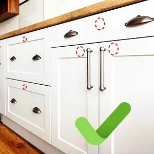 Verrous de sécurité invisibles pour armoires de bébé - Lot de 10 loquets de sécurité enfant sans perçage