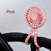 Portable Baby Stroller Fan  360° Flexible Clip-On, USB Rechargeable