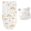Baby Swaddle Sleeping Bag — 100% Cotton, Anti-Startle, Newborn 0-6M