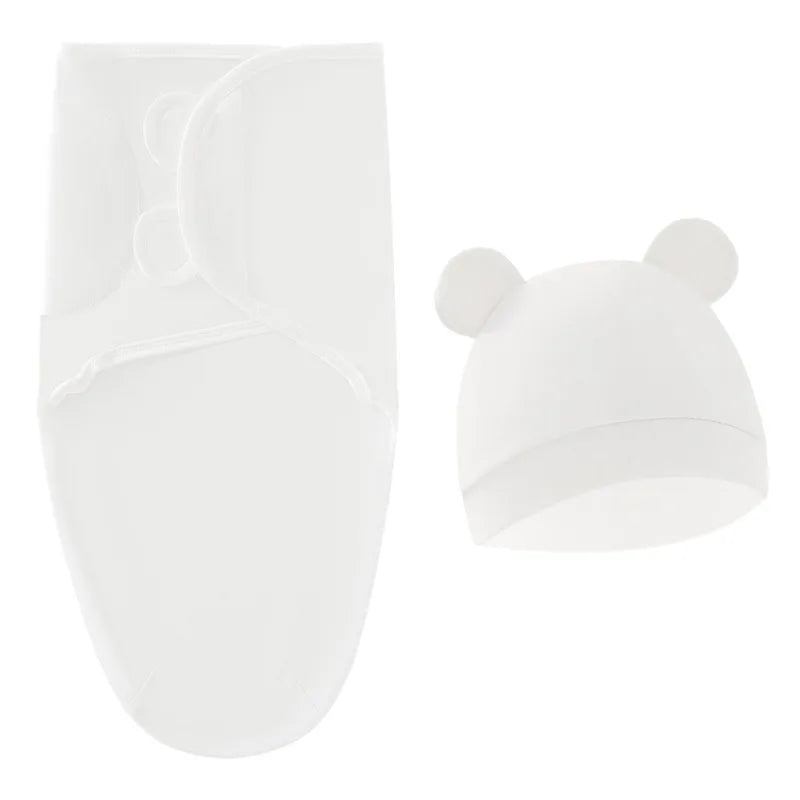 Baby Swaddle Sleeping Bag — 100% Cotton, Anti-Startle, Newborn 0-6M
