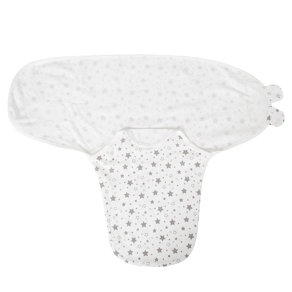 Baby Swaddle Sleeping Bag — 100% Cotton, Anti-Startle, Newborn 0-6M
