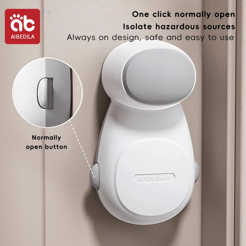 Butée de porte en forme d'arc - Protection anti-pincement pour la sécurité des bébés