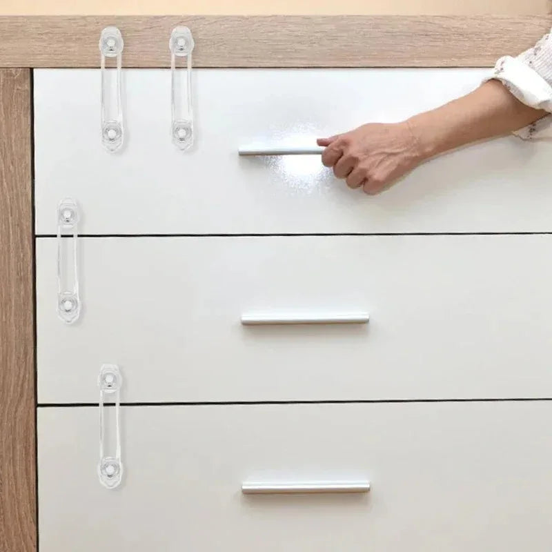 5pcs Multi-functional Baby Child Safety Lock - Drawer and Refrigerator Protection