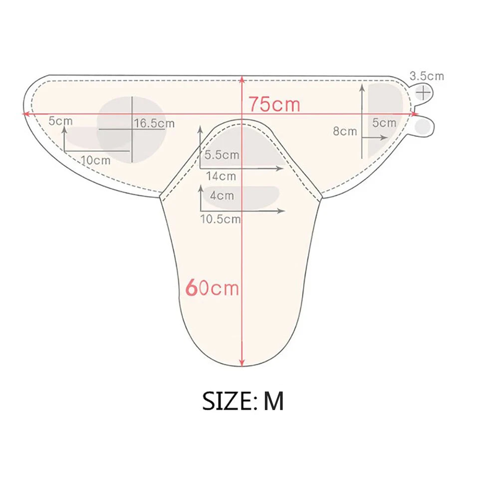 Baby Swaddle Sleeping Bag — 100% Cotton, Anti-Startle, Newborn 0-6M