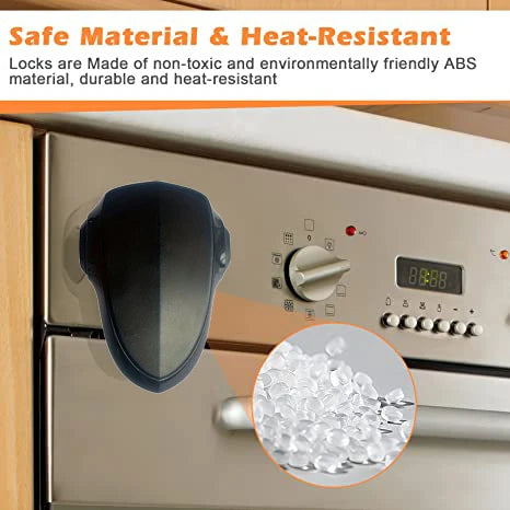 Verrou de porte pour four bébé - Verrou de sécurité de cuisine résistant à la chaleur