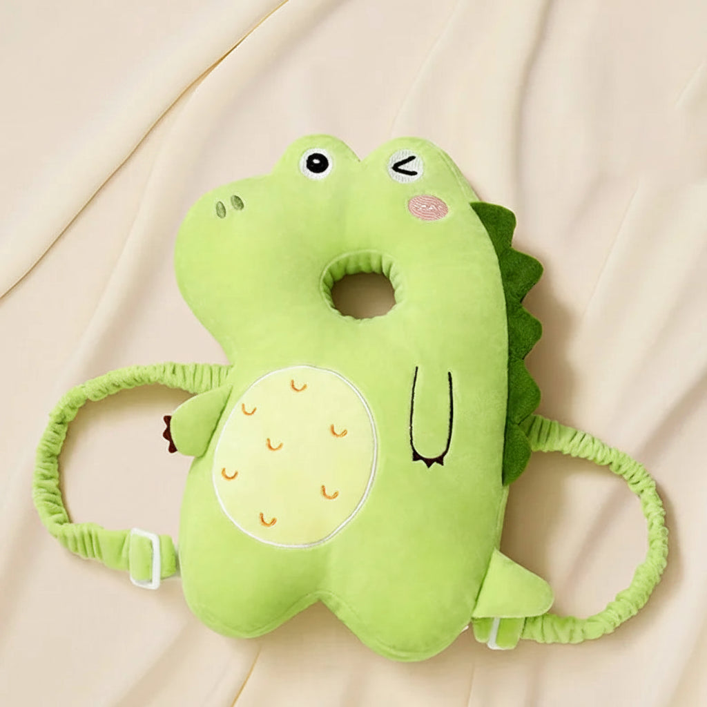 Baby Head Protector Backpack — Cartoon Anti-Fall Cushion for 0-3 Years