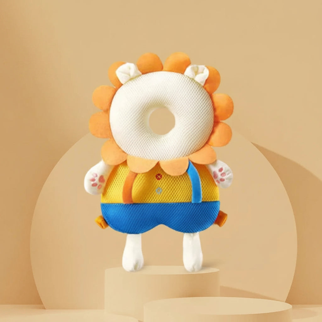 Baby Head Protector Backpack — Cartoon Anti-Fall Cushion for 0-3 Years