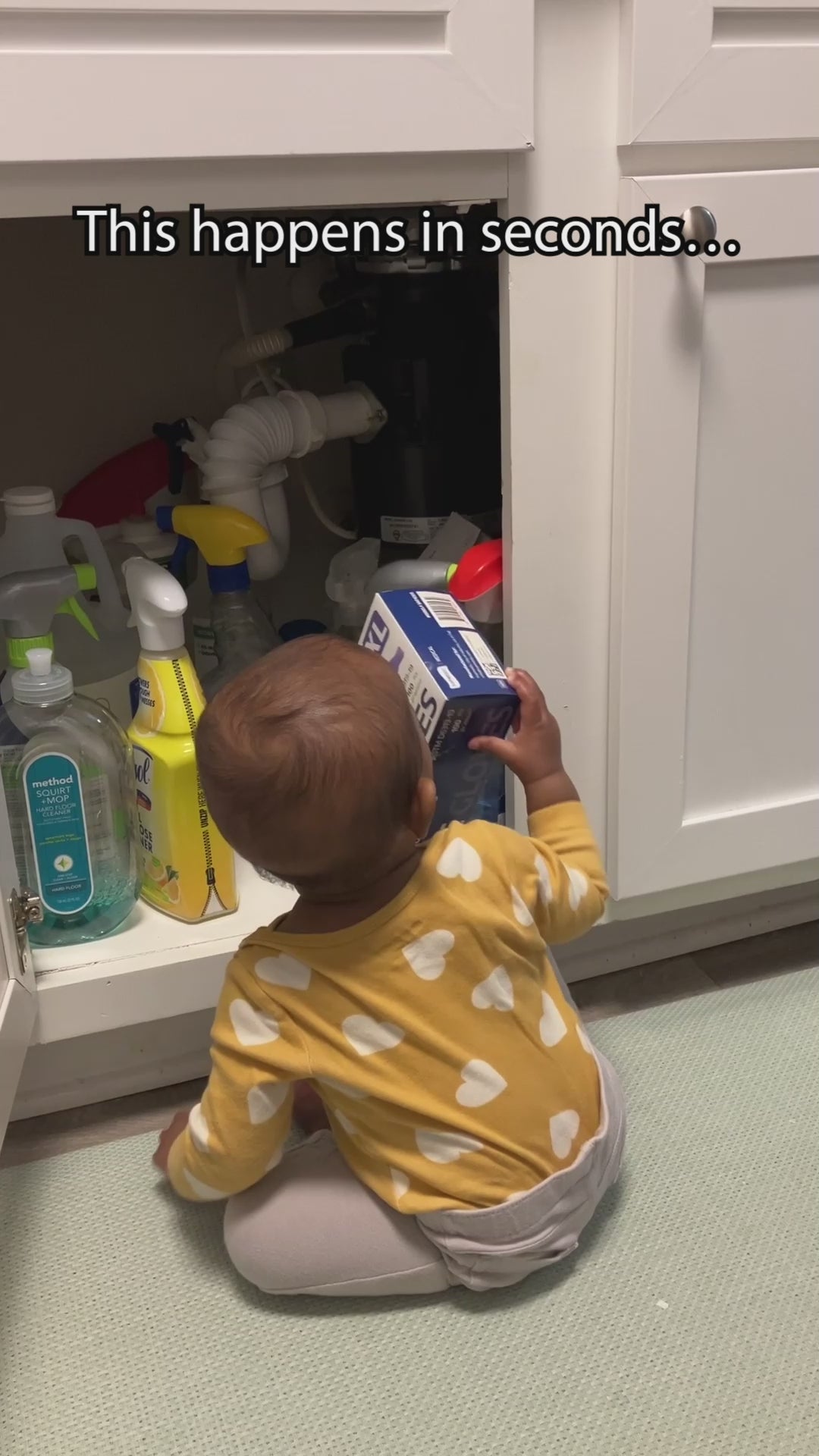 Verrous de sécurité pour bébé avec adhésif 3M - Verrous sans perçage pour armoires et tiroirs (paquet de 5 ou 10)